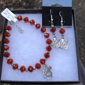 Handmade Earring and bracelet set